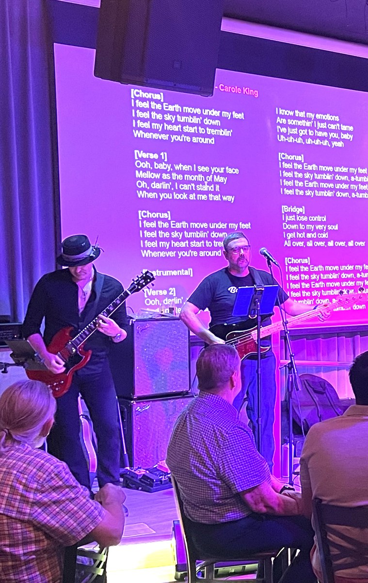 Desert Hot Things performing together live on stage
